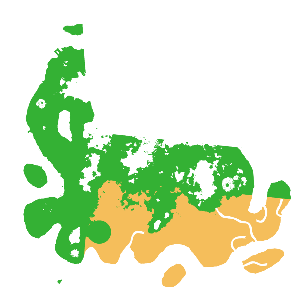 Biome Rust Map: Procedural Map, Size: 3500, Seed: 514887587