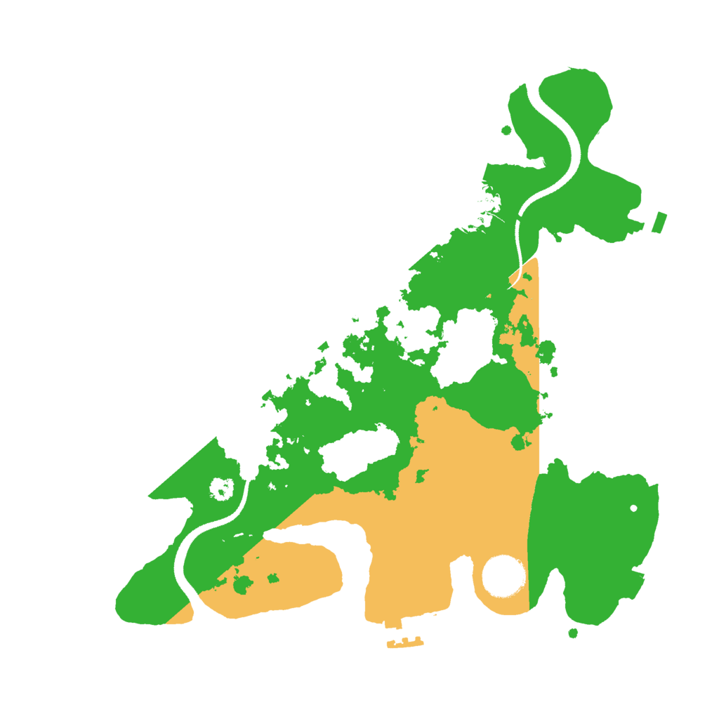 Biome Rust Map: Procedural Map, Size: 3000, Seed: 5232