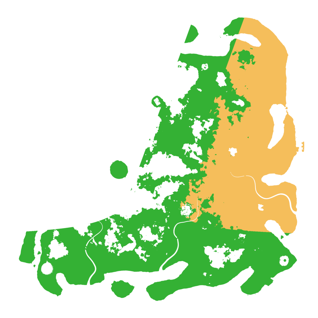 Biome Rust Map: Procedural Map, Size: 4800, Seed: 123674036