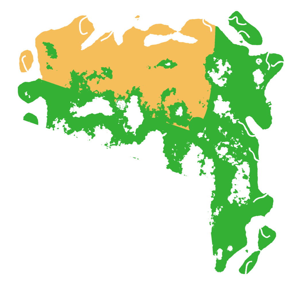 Biome Rust Map: Procedural Map, Size: 5000, Seed: 1169108228