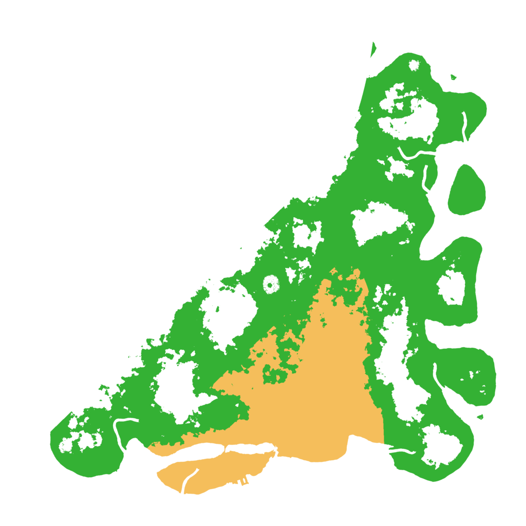 Biome Rust Map: Procedural Map, Size: 4500, Seed: 1012548