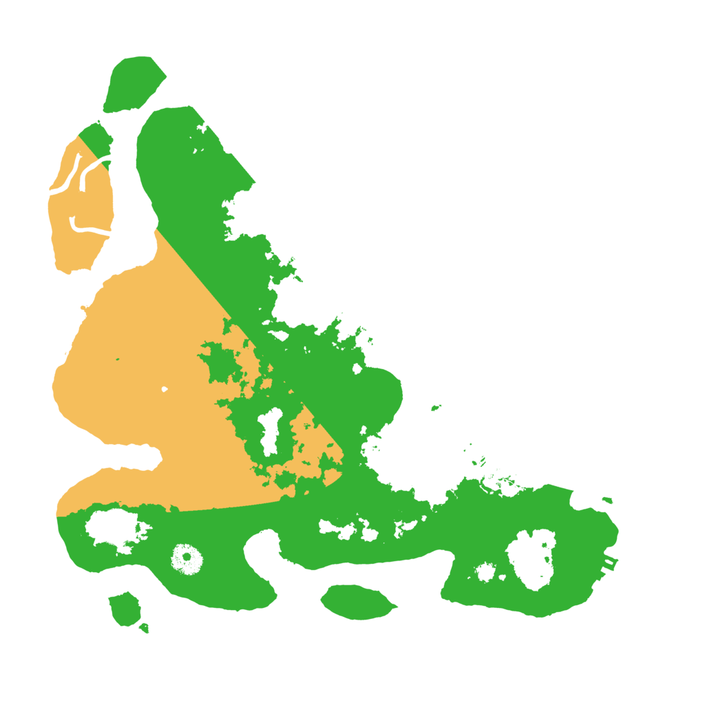 Biome Rust Map: Procedural Map, Size: 3450, Seed: 1234567890