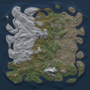 Thumbnail Rust Map: Procedural Map, Size: 5000, Seed: 652340953, 17 Monuments