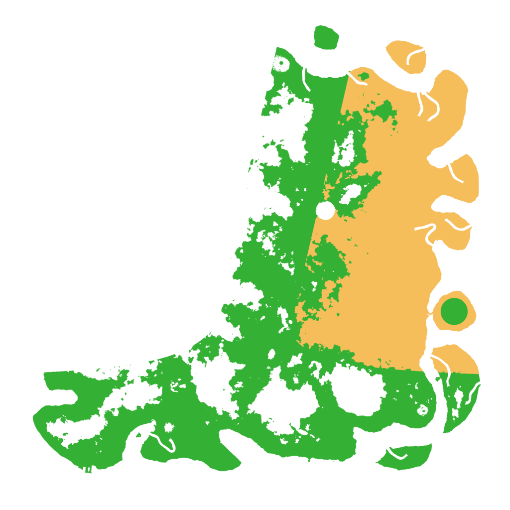 Biome Rust Map: Procedural Map, Size: 5000, Seed: 652340953