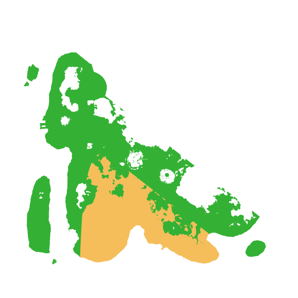 Biome Rust Map: Procedural Map, Size: 3000, Seed: 136345