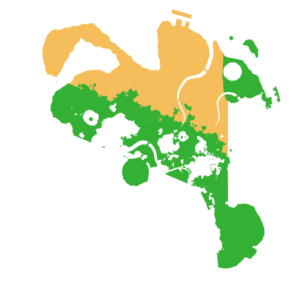 Biome Rust Map: Procedural Map, Size: 3000, Seed: 23450