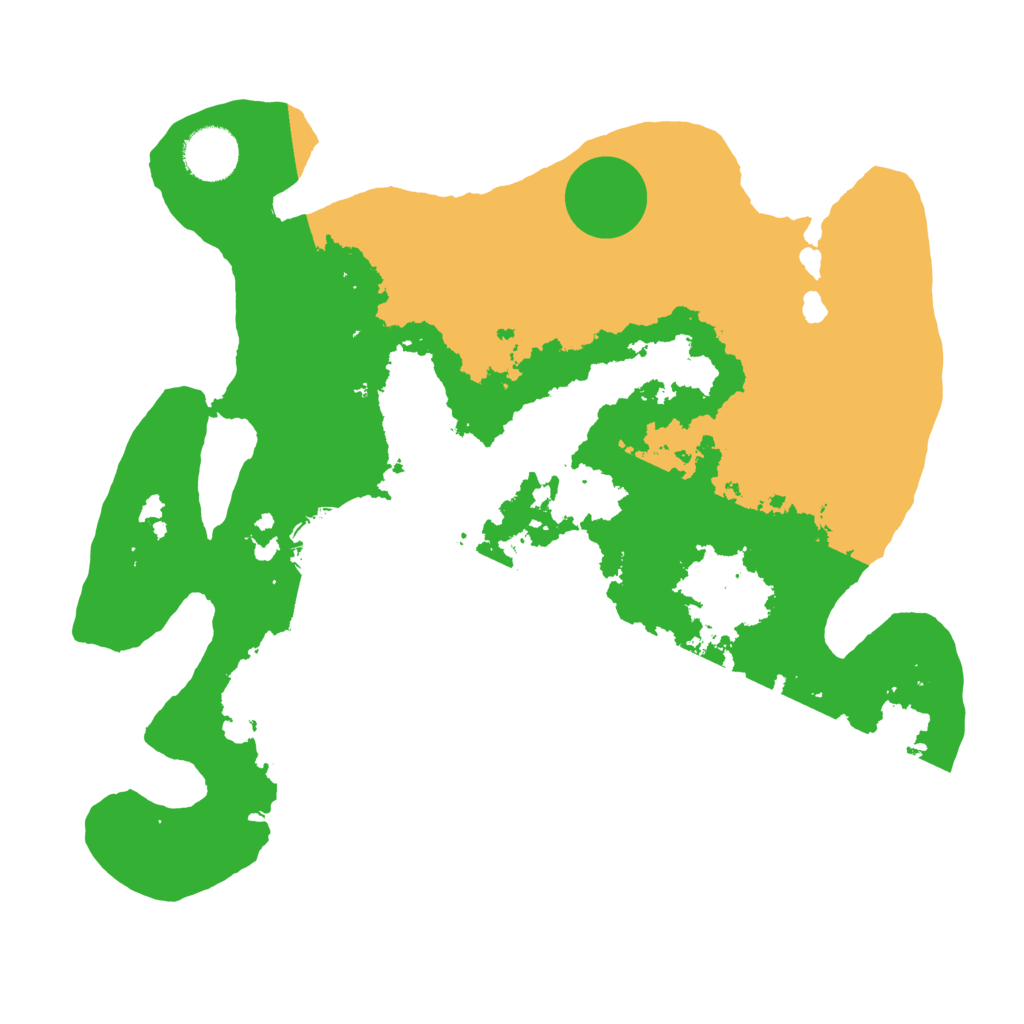 Biome Rust Map: Barren, Size: 3300, Seed: 64747434