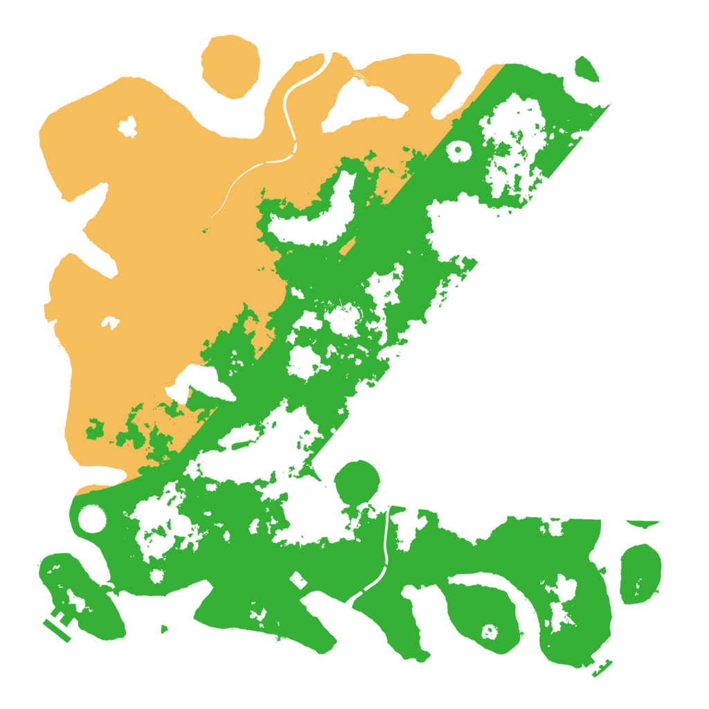 Biome Rust Map: Procedural Map, Size: 4500, Seed: 1120497011