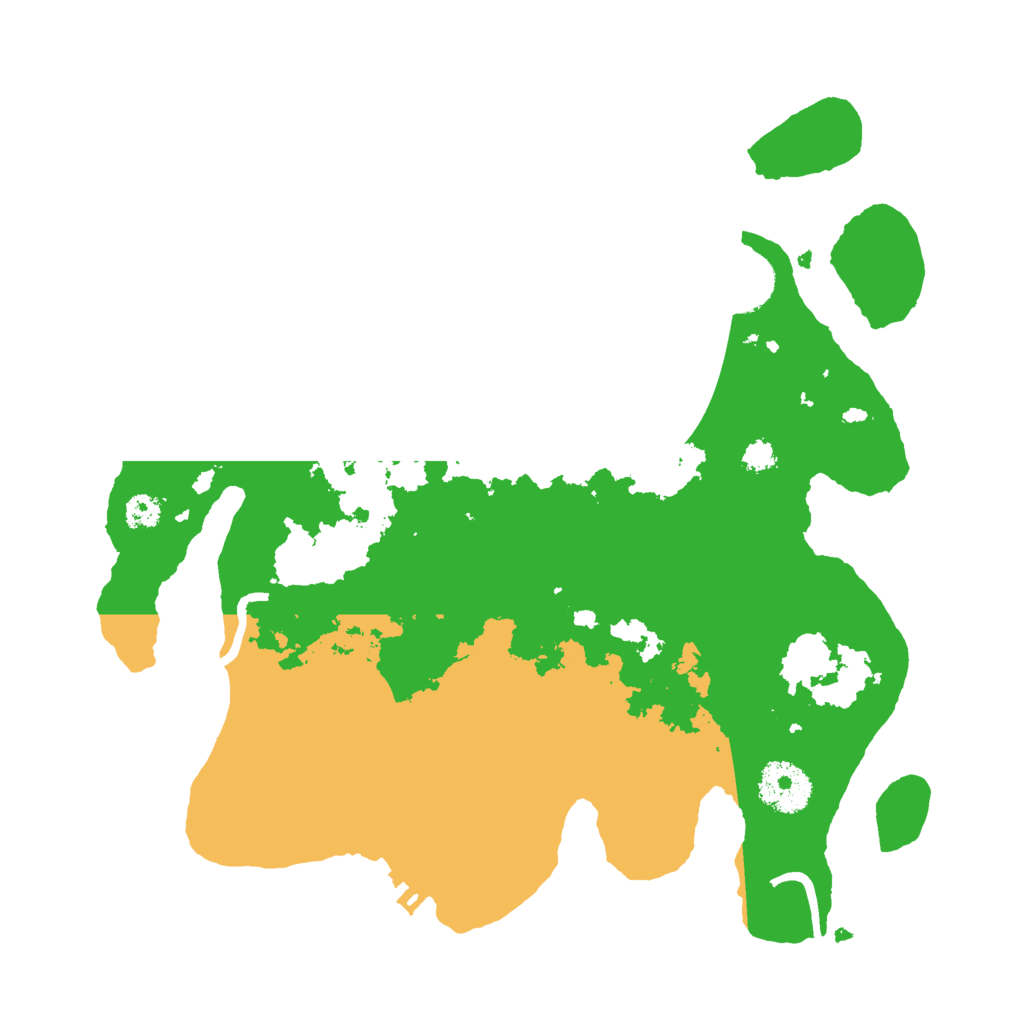 Biome Rust Map: Procedural Map, Size: 3000, Seed: 71581750