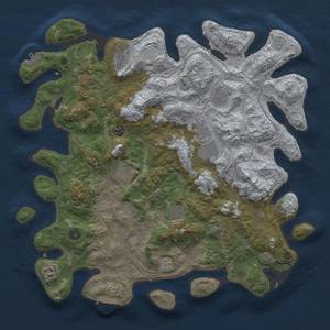 Thumbnail Rust Map: Procedural Map, Size: 4250, Seed: 23495456, 18 Monuments