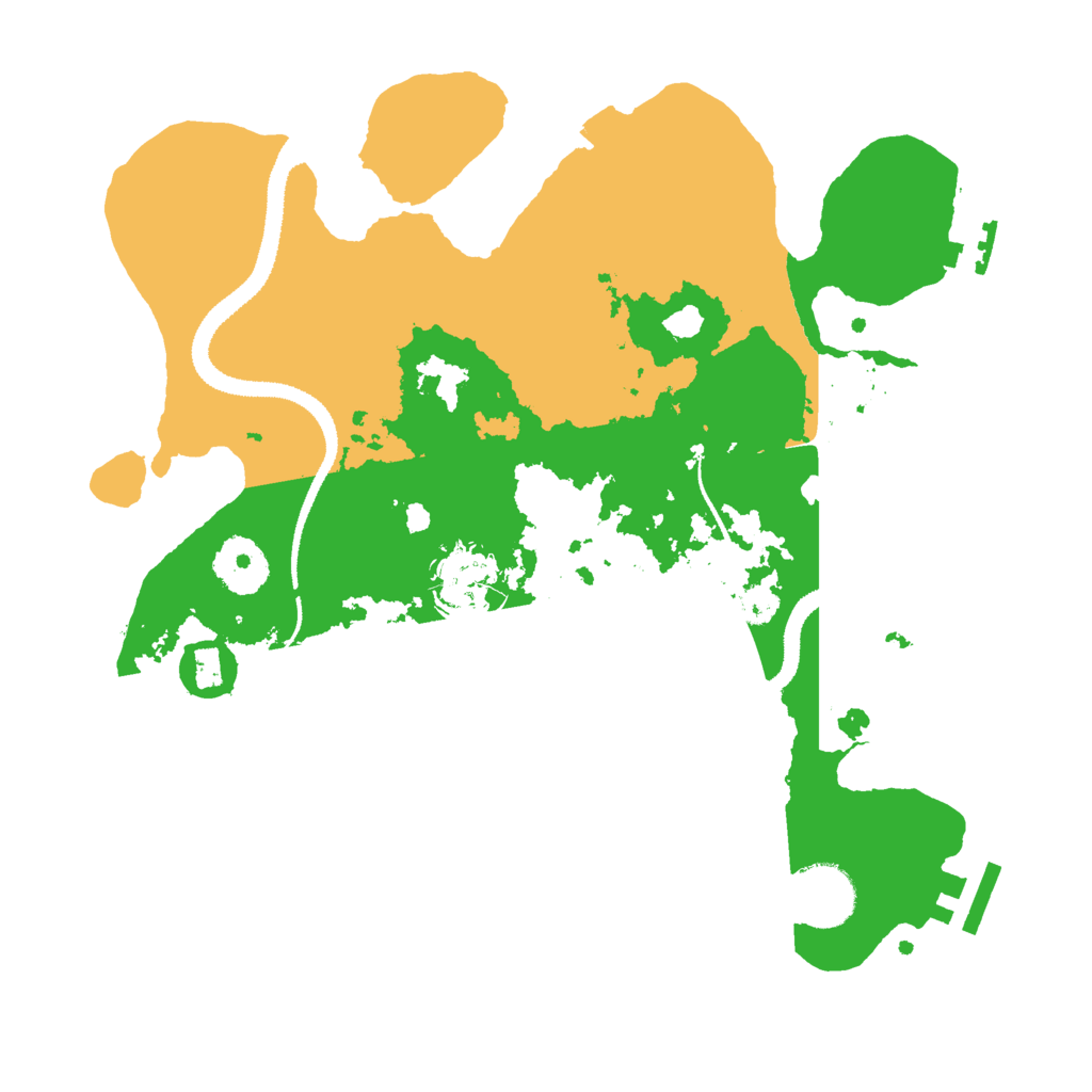 Biome Rust Map: Procedural Map, Size: 3000, Seed: 23728