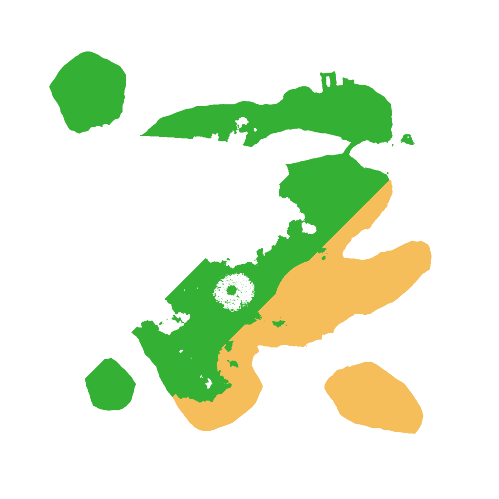 Biome Rust Map: Procedural Map, Size: 2000, Seed: 1168549724