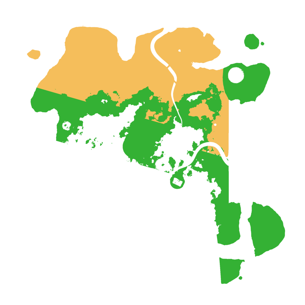 Biome Rust Map: Procedural Map, Size: 3500, Seed: 88046506