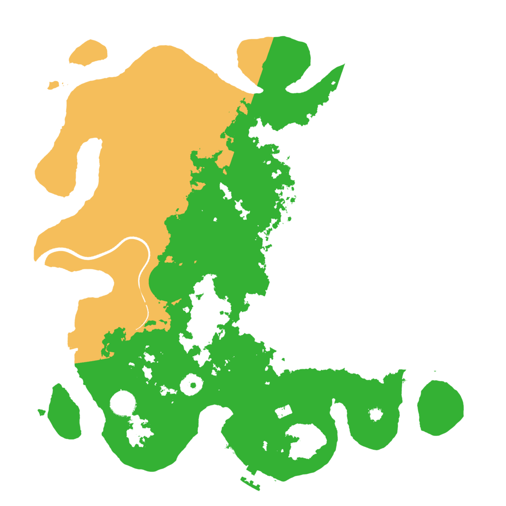 Biome Rust Map: Procedural Map, Size: 3500, Seed: 95046913