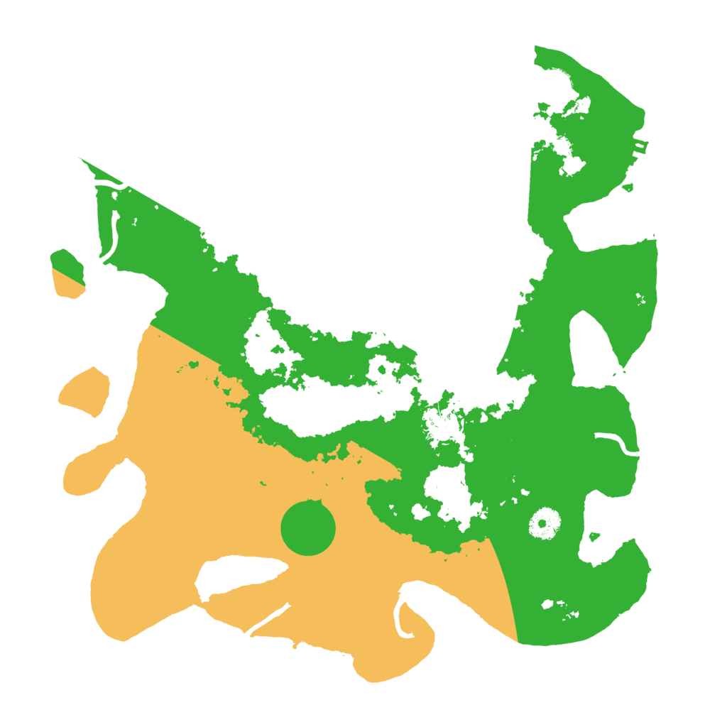 Biome Rust Map: Procedural Map, Size: 3500, Seed: 762687670