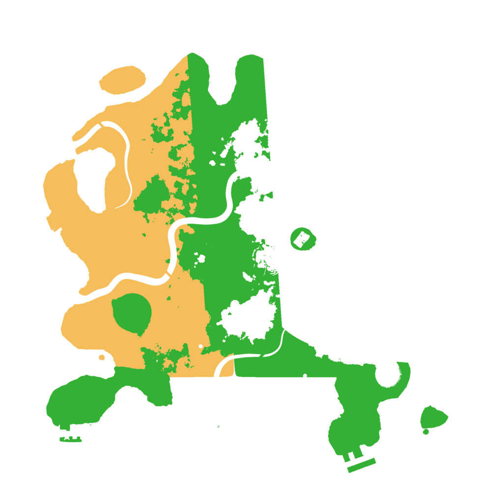 Biome Rust Map: Procedural Map, Size: 3500, Seed: 1258744700