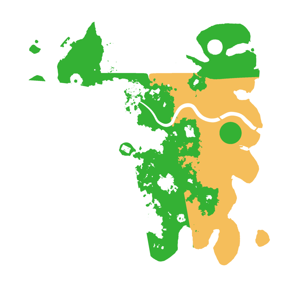 Biome Rust Map: Procedural Map, Size: 3500, Seed: 55213733