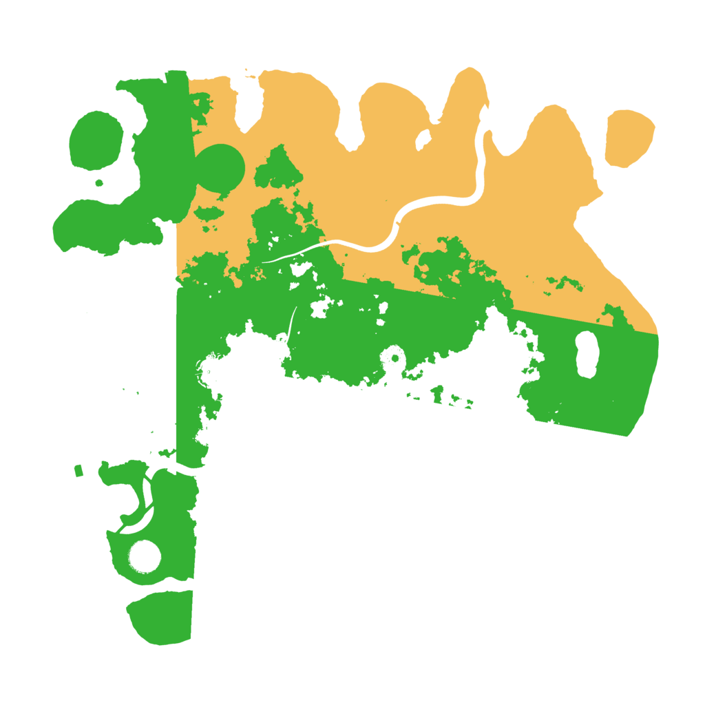 Biome Rust Map: Procedural Map, Size: 3850, Seed: 83556748