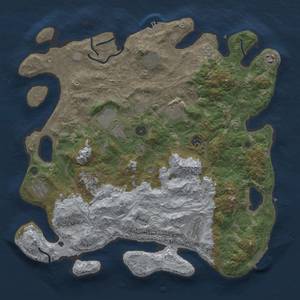 Thumbnail Rust Map: Procedural Map, Size: 4250, Seed: 26, 17 Monuments