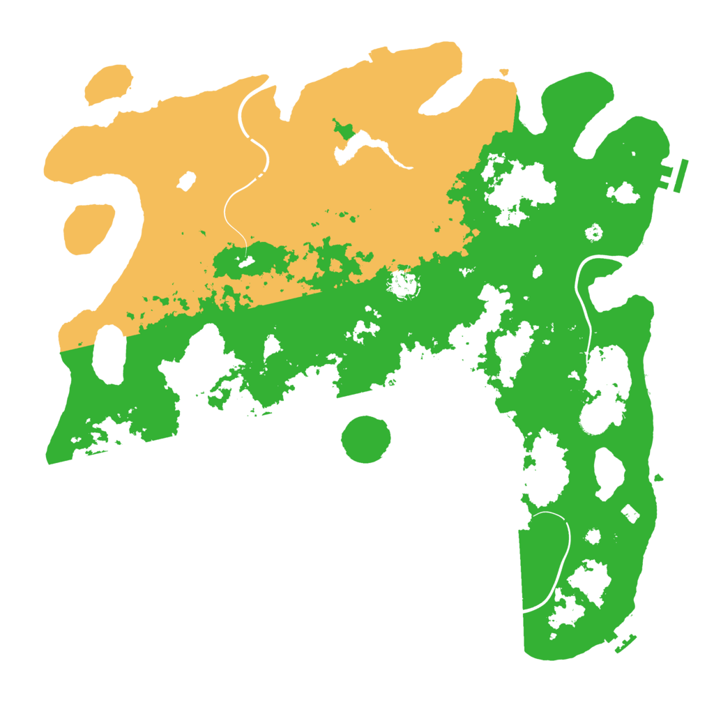 Biome Rust Map: Procedural Map, Size: 4250, Seed: 26
