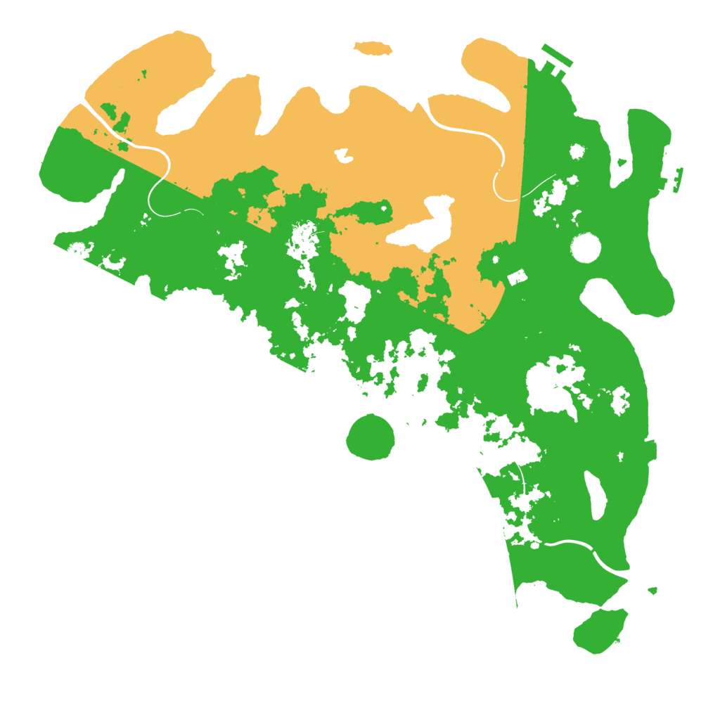 Biome Rust Map: Procedural Map, Size: 4250, Seed: 869586900