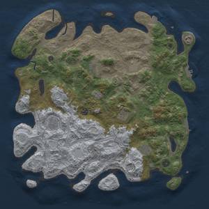 Thumbnail Rust Map: Procedural Map, Size: 4250, Seed: 869586900, 16 Monuments