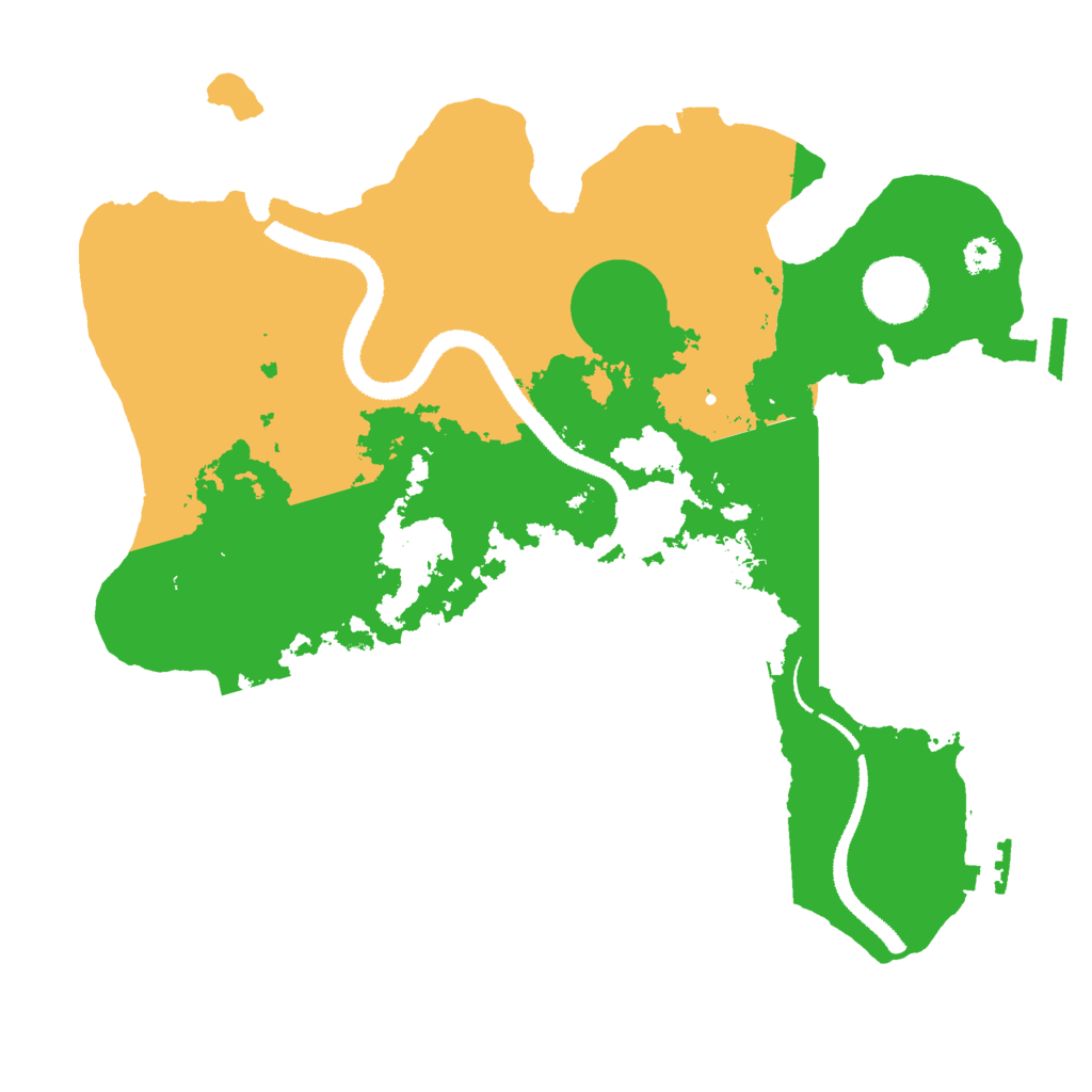 Biome Rust Map: Procedural Map, Size: 3000, Seed: 1057949248