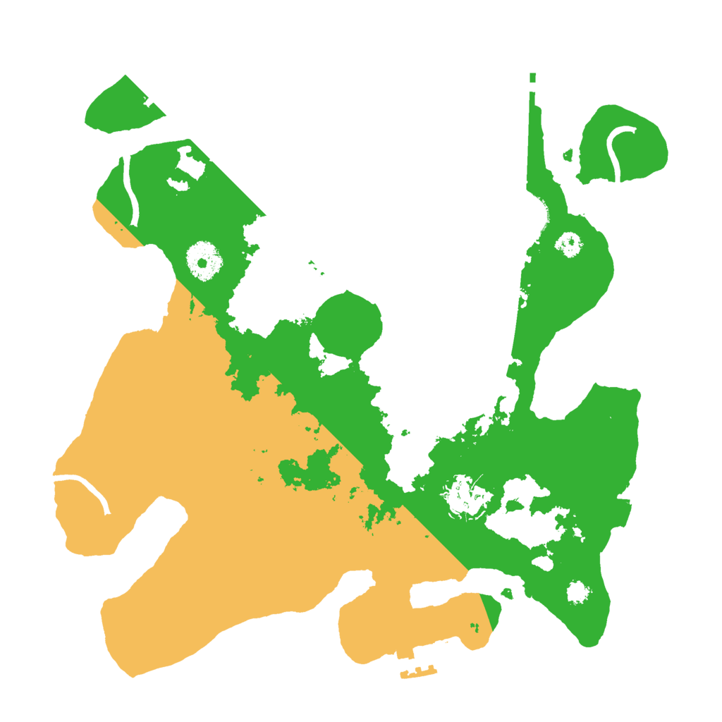 Biome Rust Map: Procedural Map, Size: 3000, Seed: 190790