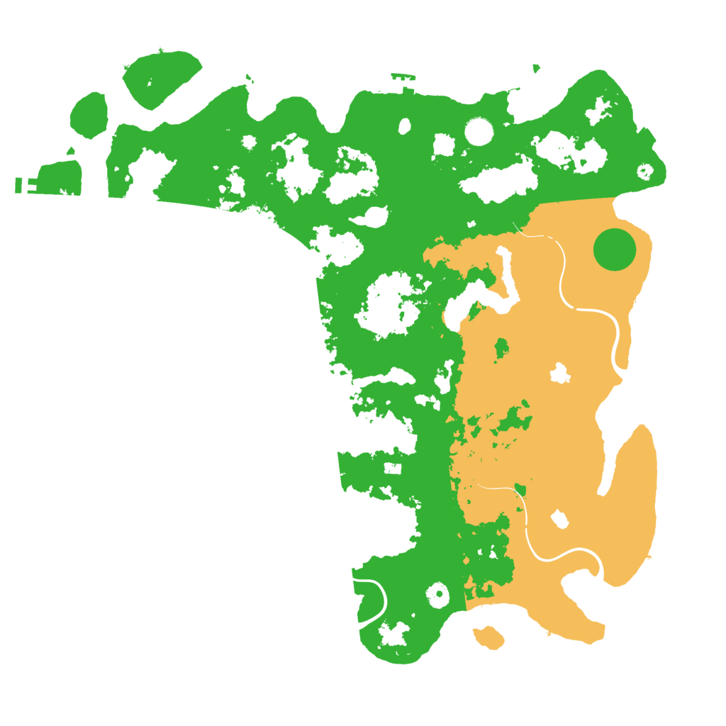 Biome Rust Map: Procedural Map, Size: 4500, Seed: 1293961265