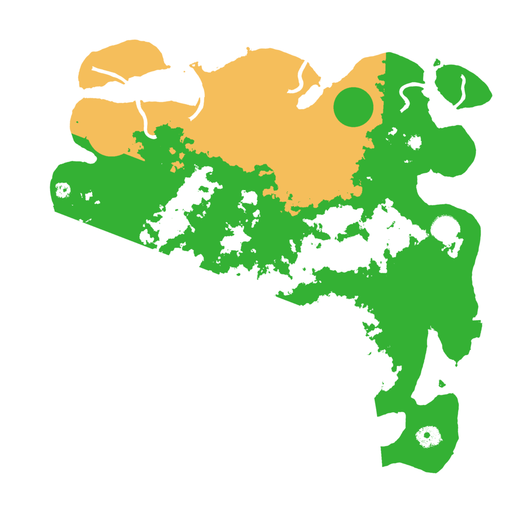 Biome Rust Map: Procedural Map, Size: 3500, Seed: 677381274