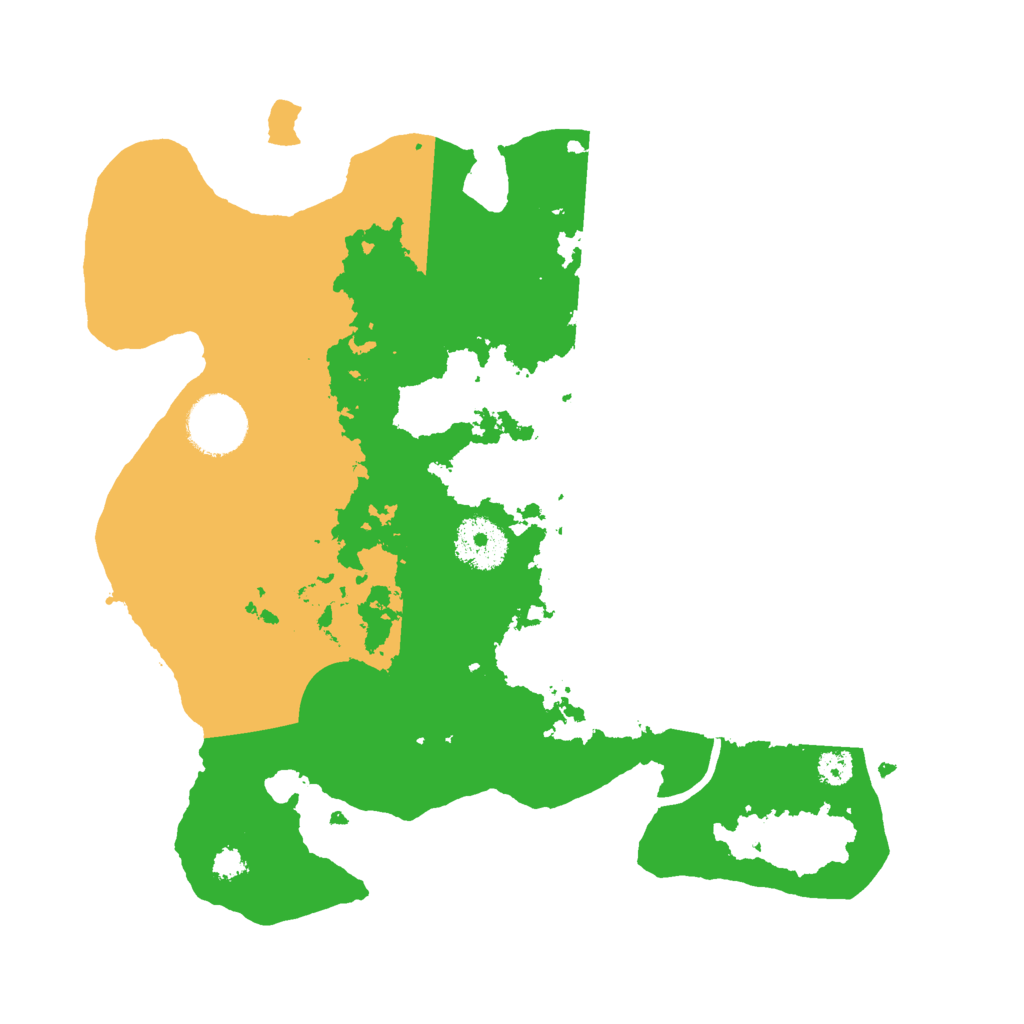 Biome Rust Map: Procedural Map, Size: 3000, Seed: 38395