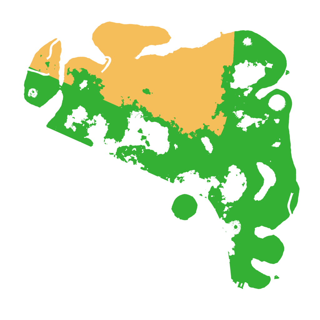 Biome Rust Map: Procedural Map, Size: 3500, Seed: 79136746