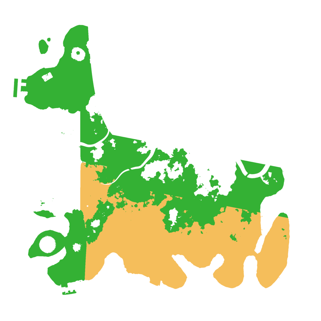 Biome Rust Map: Procedural Map, Size: 3500, Seed: 1871933738