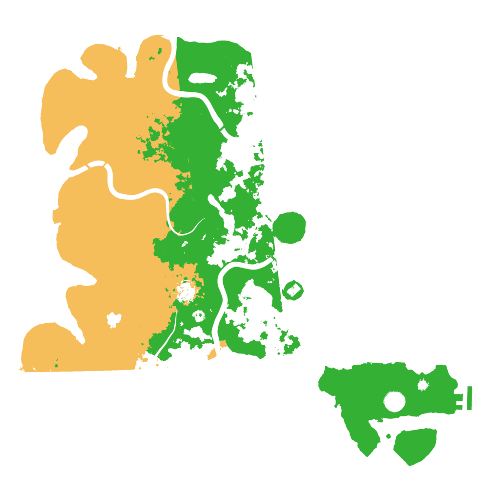 Biome Rust Map: Procedural Map, Size: 4250, Seed: 395277914