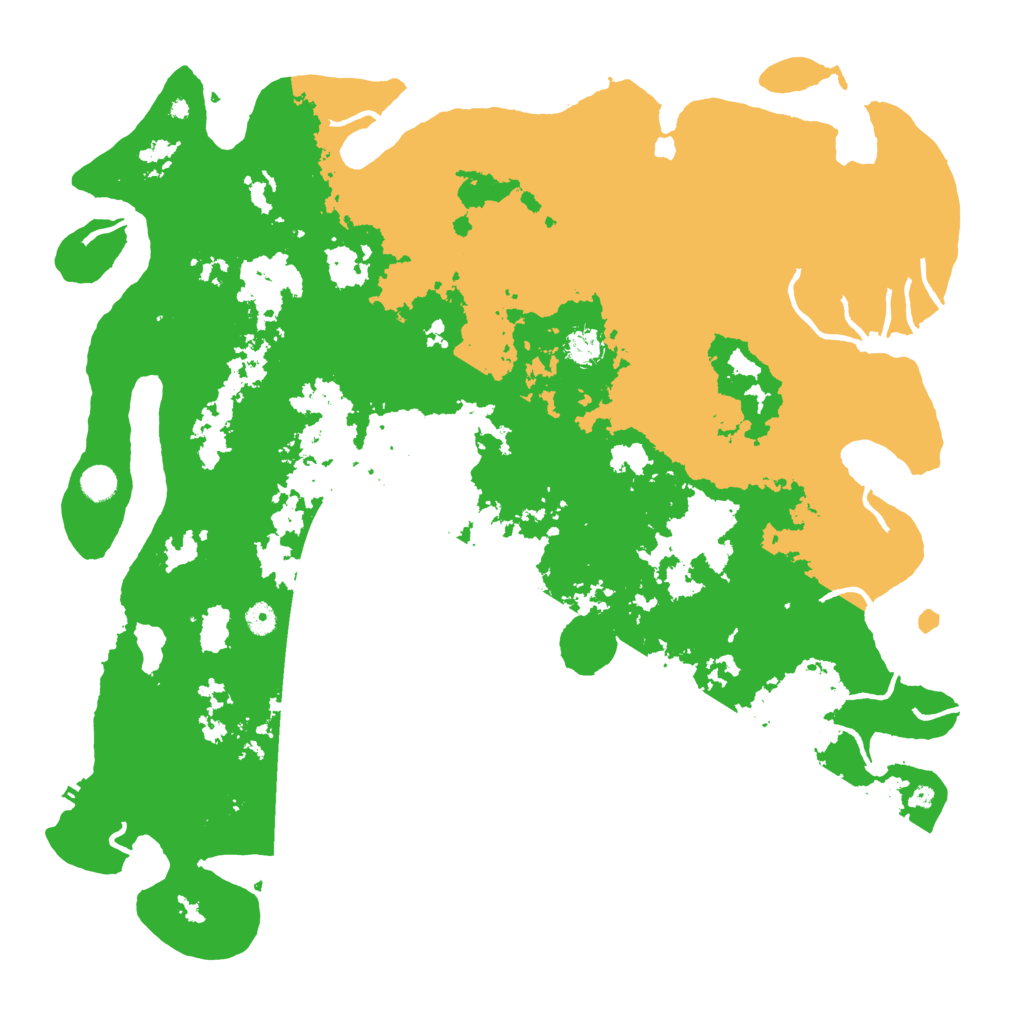 Biome Rust Map: Procedural Map, Size: 5000, Seed: 17885223