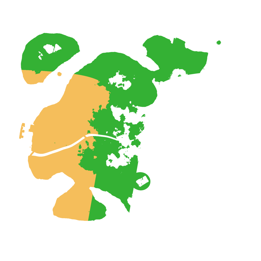 Biome Rust Map: Procedural Map, Size: 2500, Seed: 50690