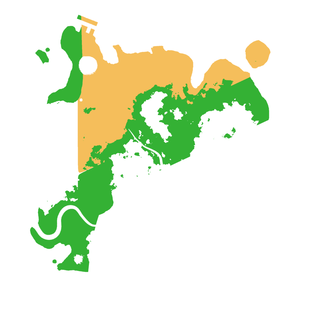 Biome Rust Map: Procedural Map, Size: 3000, Seed: 412653178