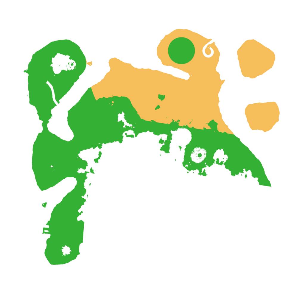 Biome Rust Map: Procedural Map, Size: 3000, Seed: 17914