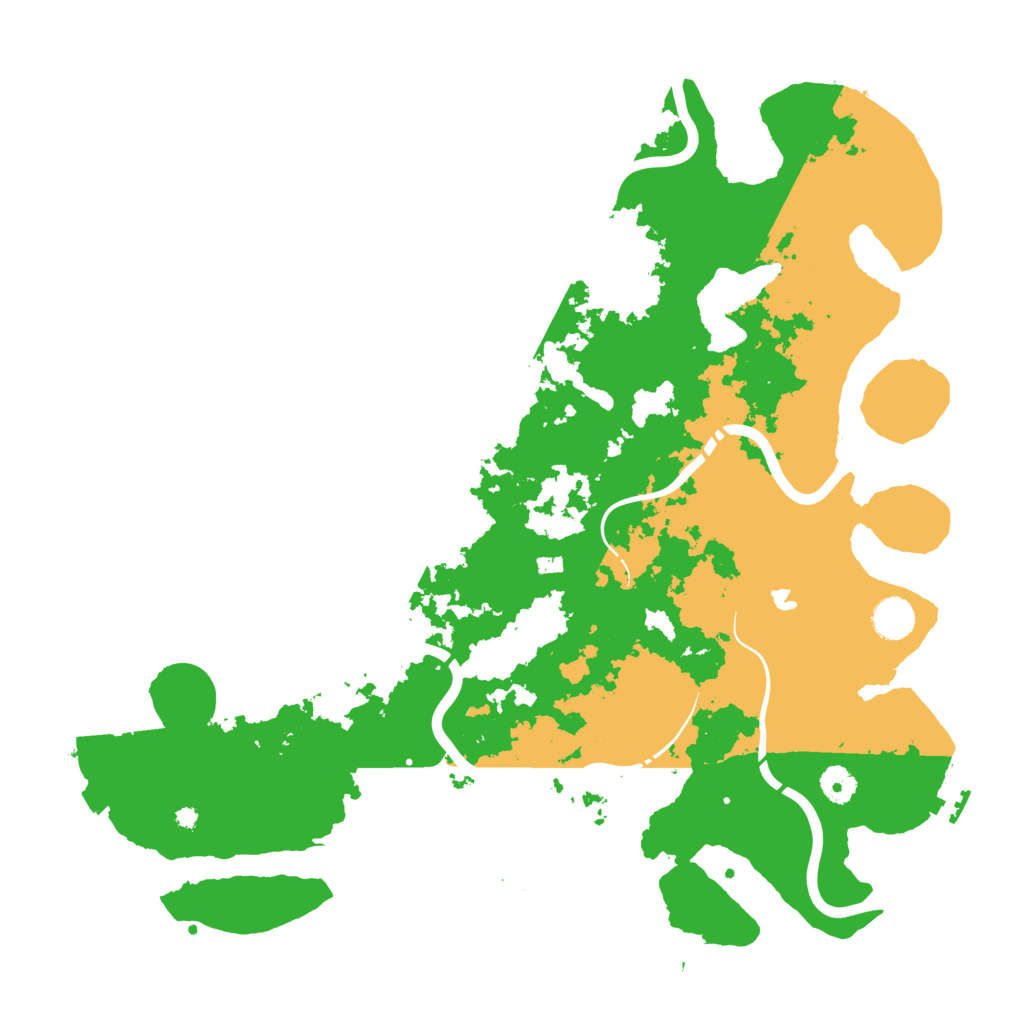 Biome Rust Map: Procedural Map, Size: 4250, Seed: 288740174
