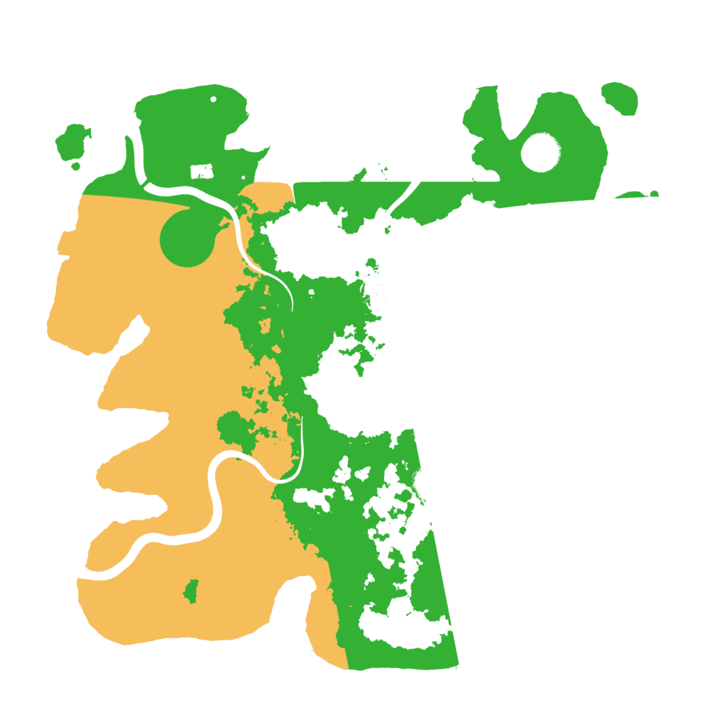Biome Rust Map: Procedural Map, Size: 3500, Seed: 16578892