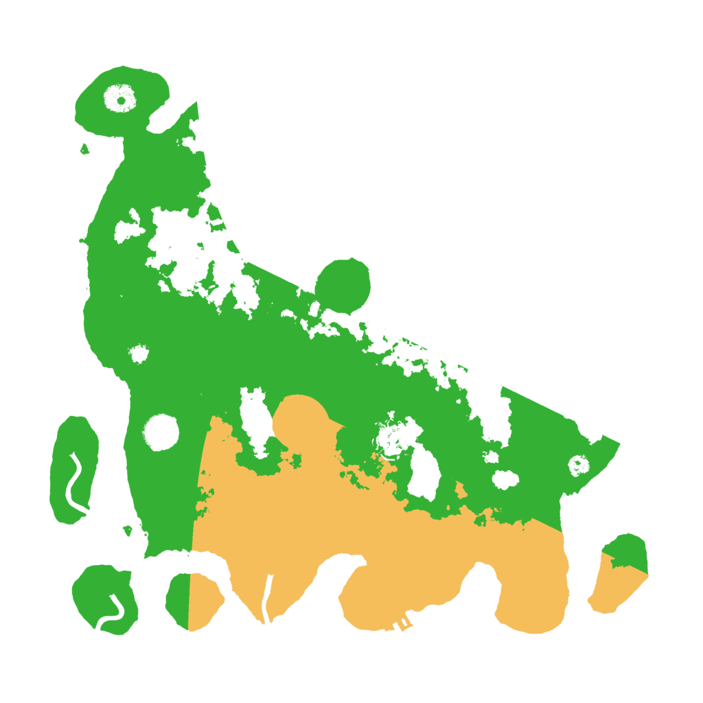 Biome Rust Map: Procedural Map, Size: 3500, Seed: 90030817