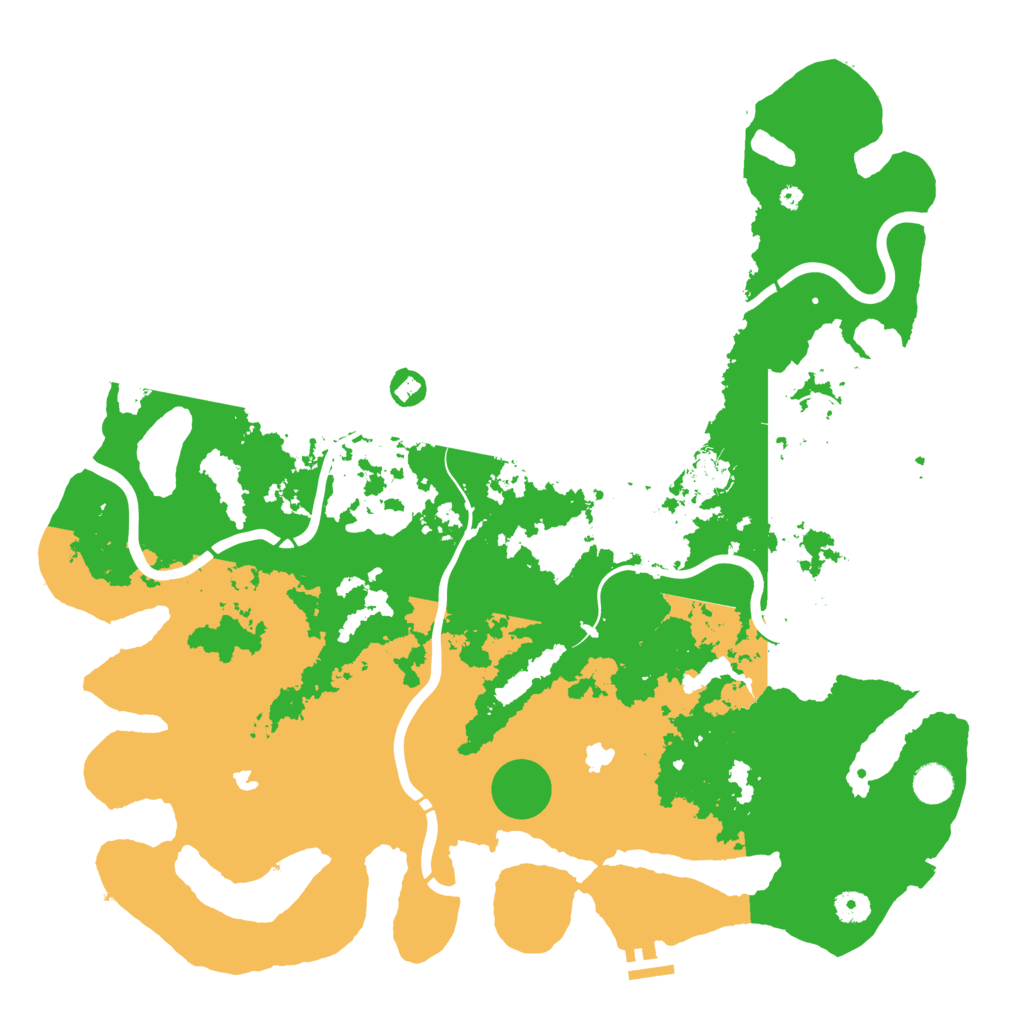 Biome Rust Map: Procedural Map, Size: 4500, Seed: 1056760393