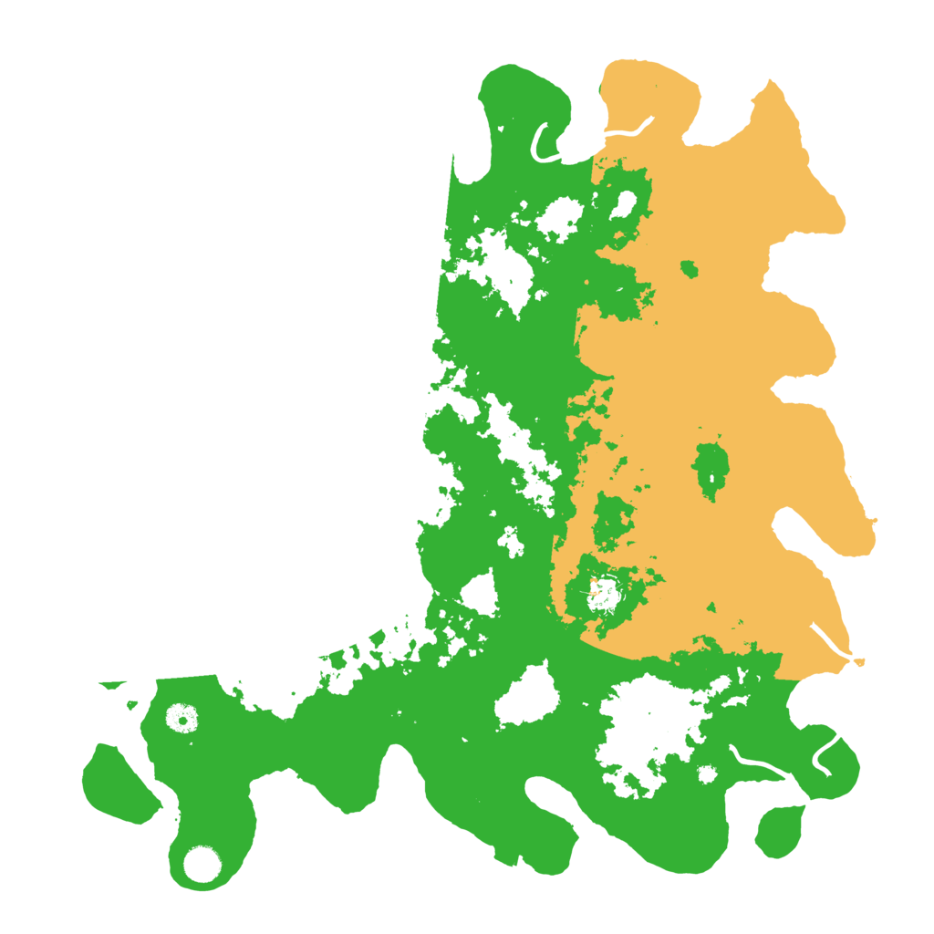Biome Rust Map: Procedural Map, Size: 4500, Seed: 123115599