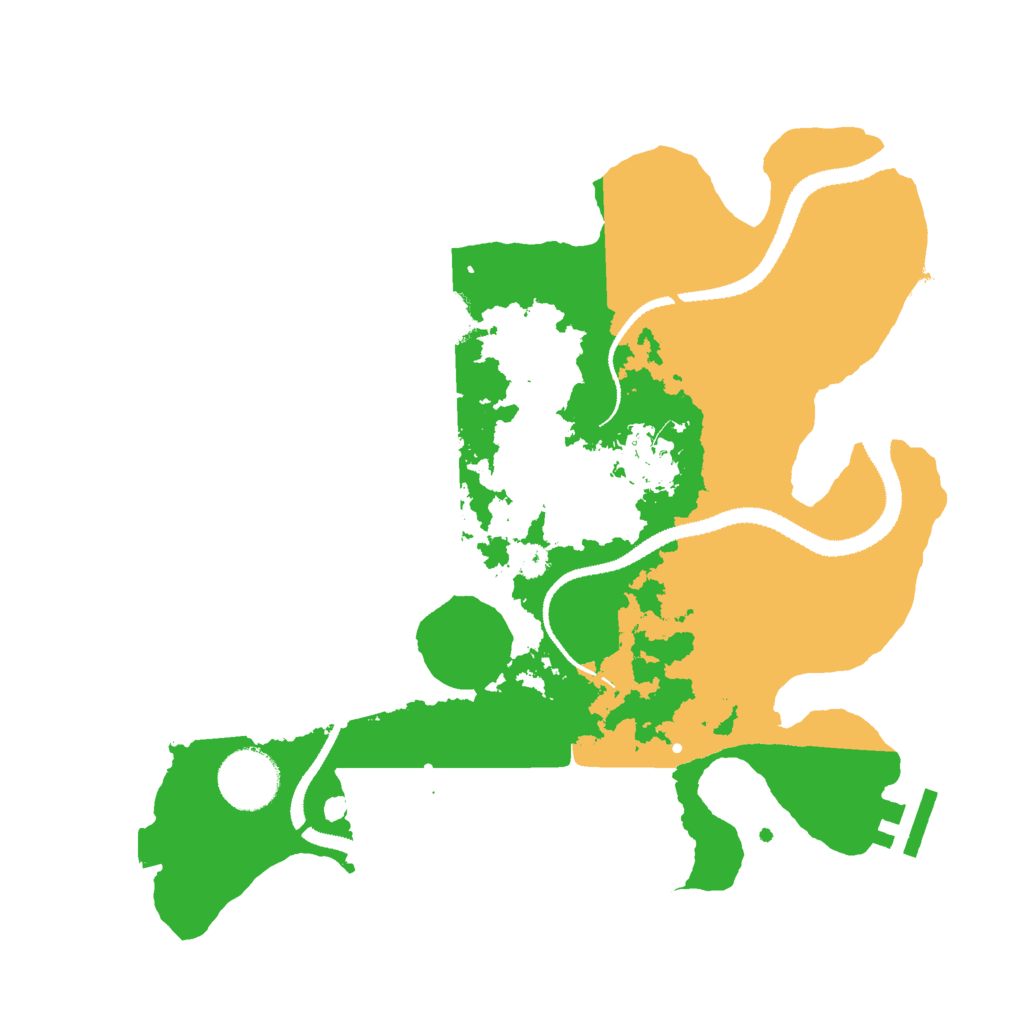Biome Rust Map: Procedural Map, Size: 3000, Seed: 692234765