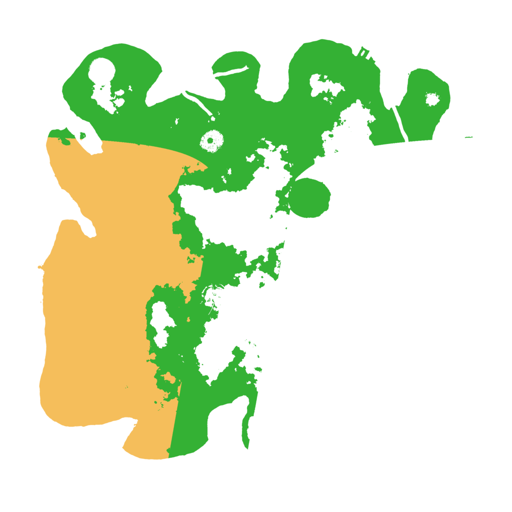 Biome Rust Map: Procedural Map, Size: 3500, Seed: 83330260