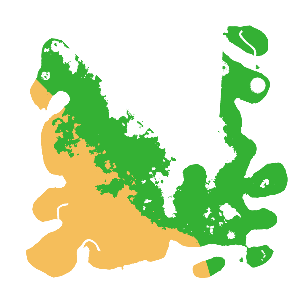 Biome Rust Map: Procedural Map, Size: 3500, Seed: 22753026