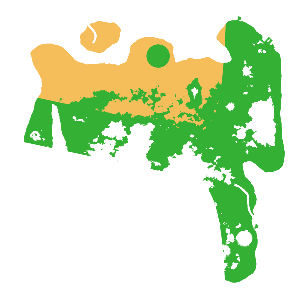 Biome Rust Map: Procedural Map, Size: 3500, Seed: 9471762