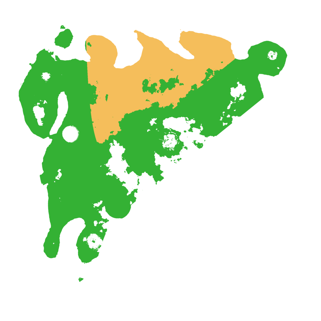 Biome Rust Map: Procedural Map, Size: 3500, Seed: 88399736