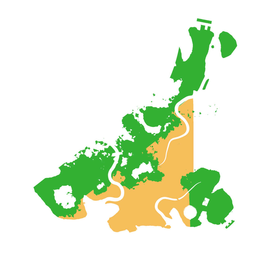 Biome Rust Map: Procedural Map, Size: 3500, Seed: 56346609