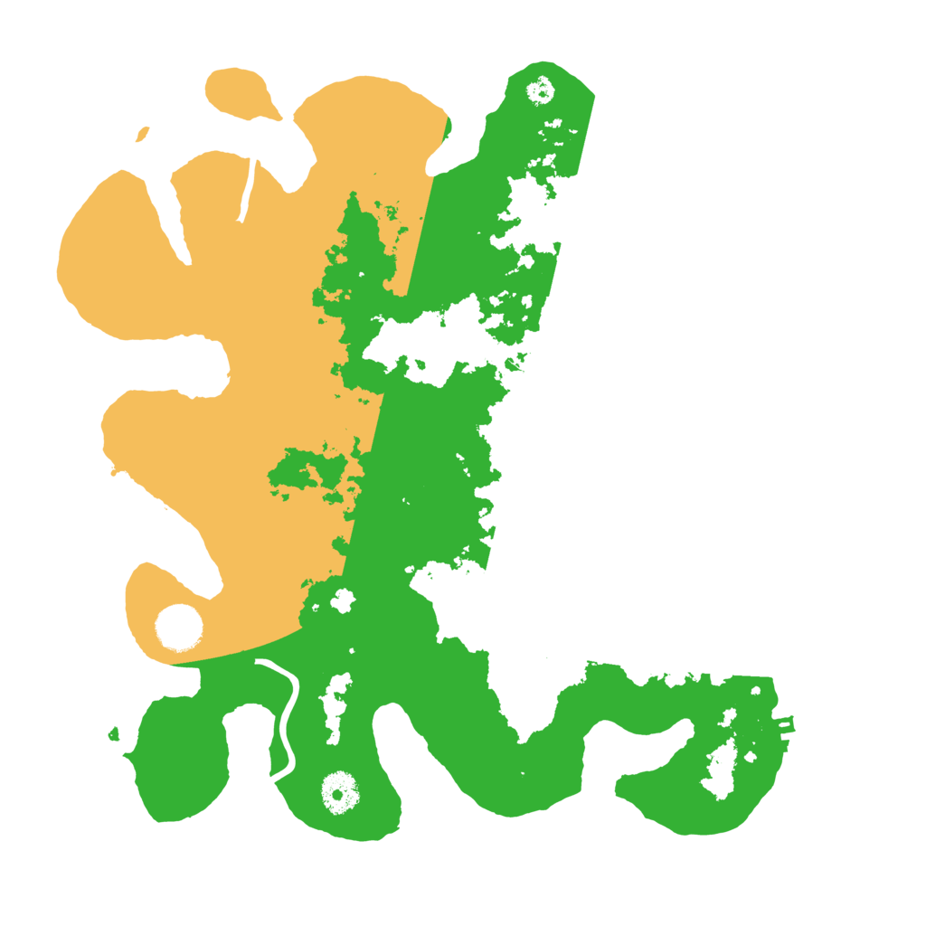 Biome Rust Map: Procedural Map, Size: 3500, Seed: 62394005
